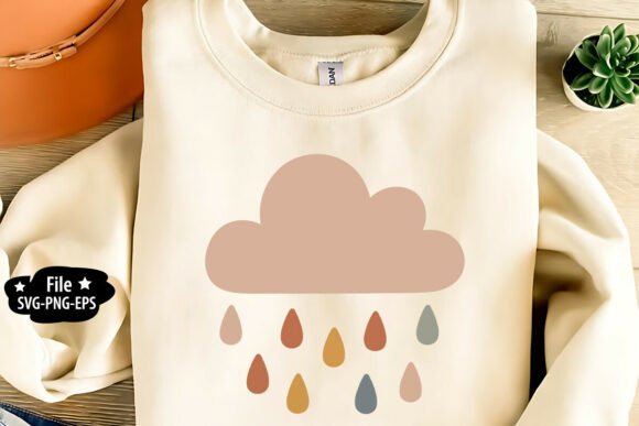 Boho Cloud Rain SVG PNG Review