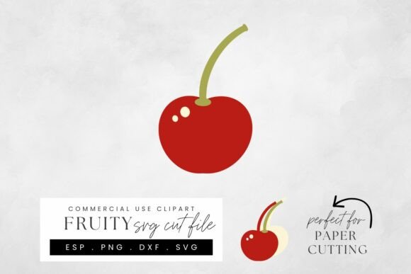 Cherry SVG Cut File, Layered Fruit Paper Review