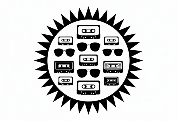 Retro Cassette Tape Sunglasses Sun Embroidery Review