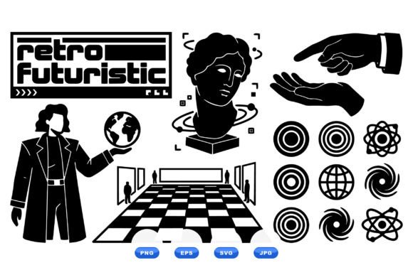 Retro Futuristic Icon Set Review