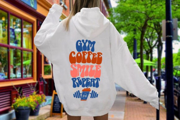 Retro Groovy Gym, Coffee, Smile, Repeat. Embroidery Review