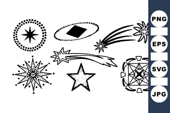 Retro Starburst Ornament Clipart Review