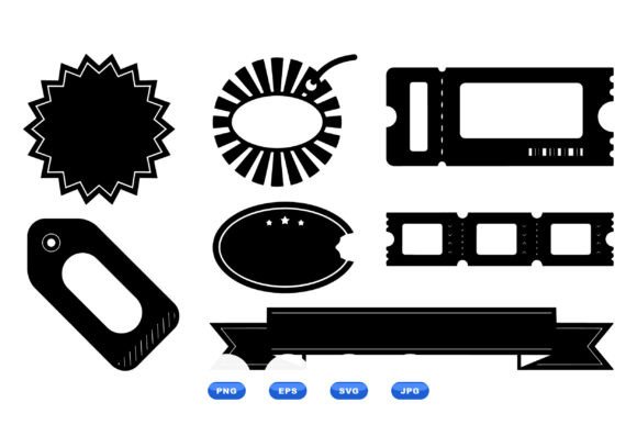 Retro Ticket Label Clipart Review