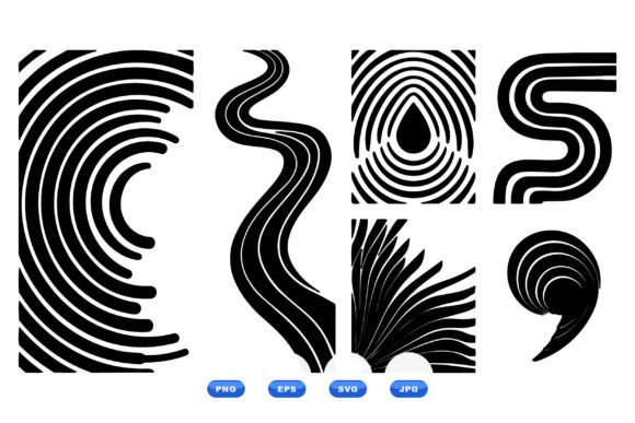 Retro Wavy Line Clipart Review