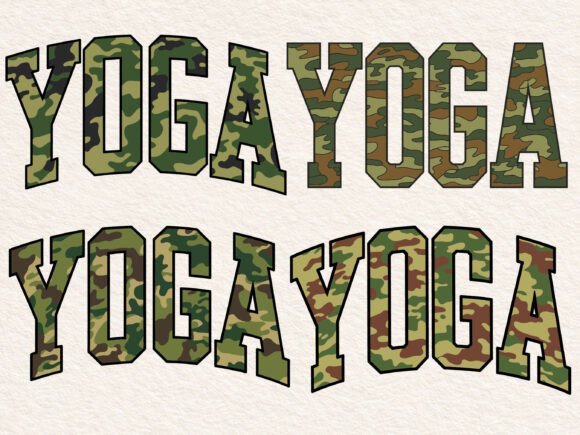 Retro Yoga Camo Sublimation Design Review