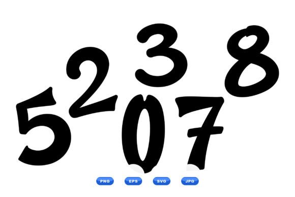 Review: Vintage Hand Drawn Numbers SVG