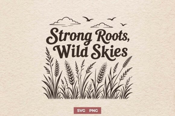 Strong Roots Wild Skies Nature SVG PNG Review